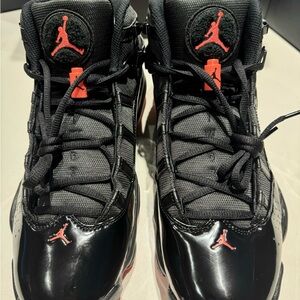 New/Mint Jordan 6 Rings Black Infrared 23 Size 11.5Men w/Original Bx #322992-006